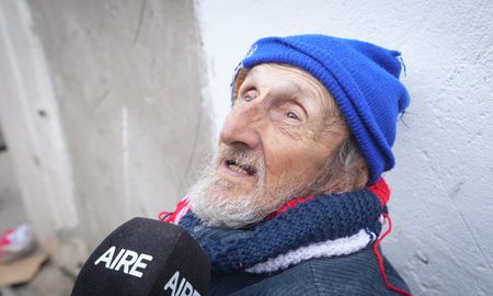 Luis Arriola. Tiene 80 años y es exchofer de colectivos.