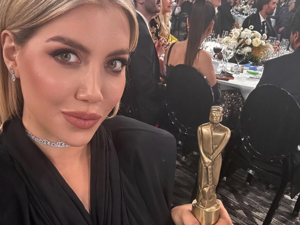 Wanda Nara recibió su primer Martín Fierro.