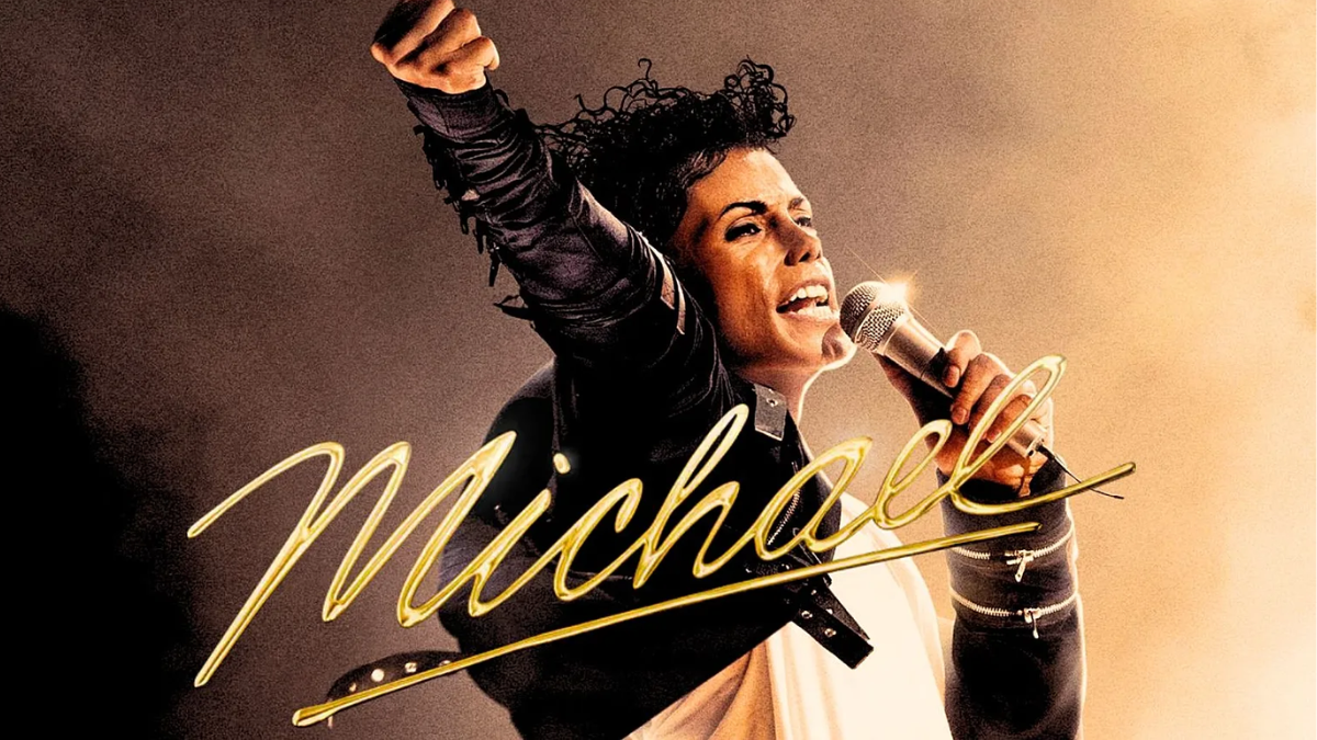 El póster oficial de Michael anticipa un recorrido cinematográfico por la compleja vida y el legado musical de la estrella máxima del pop.