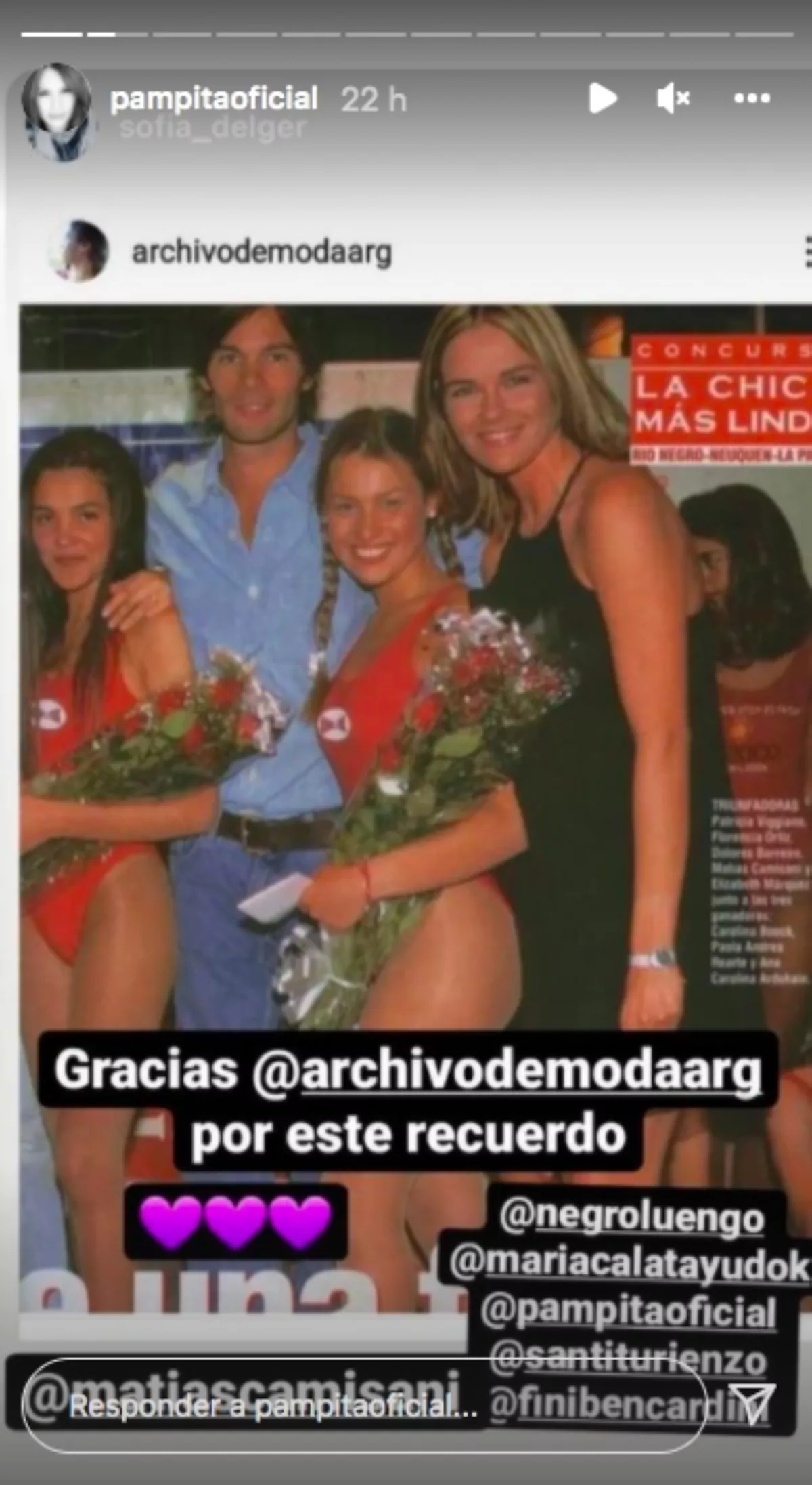Pampita sorprendi&oacute; a sus seguidores de Instagram al compartir una foto "retro".