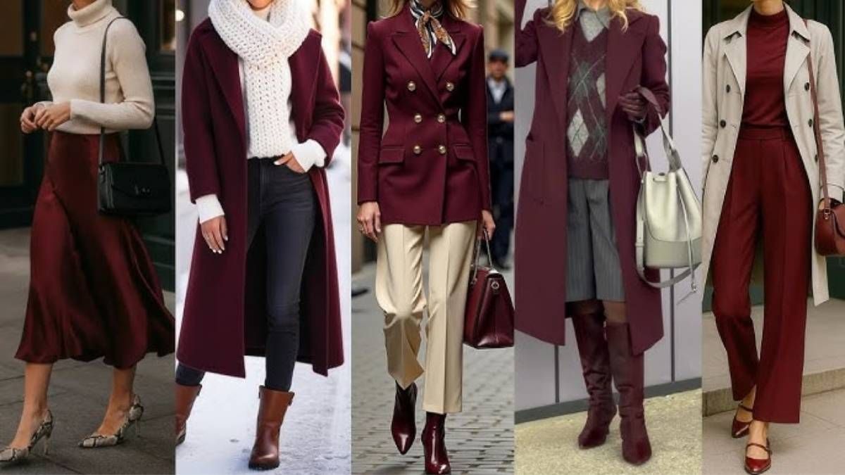 Los tonos vino, chocolate y rojo oscuro dominan las tendencias de moda de este invierno.