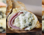 Empanadas de jamón y roquefort. Empanadas de jamón y roquefort.