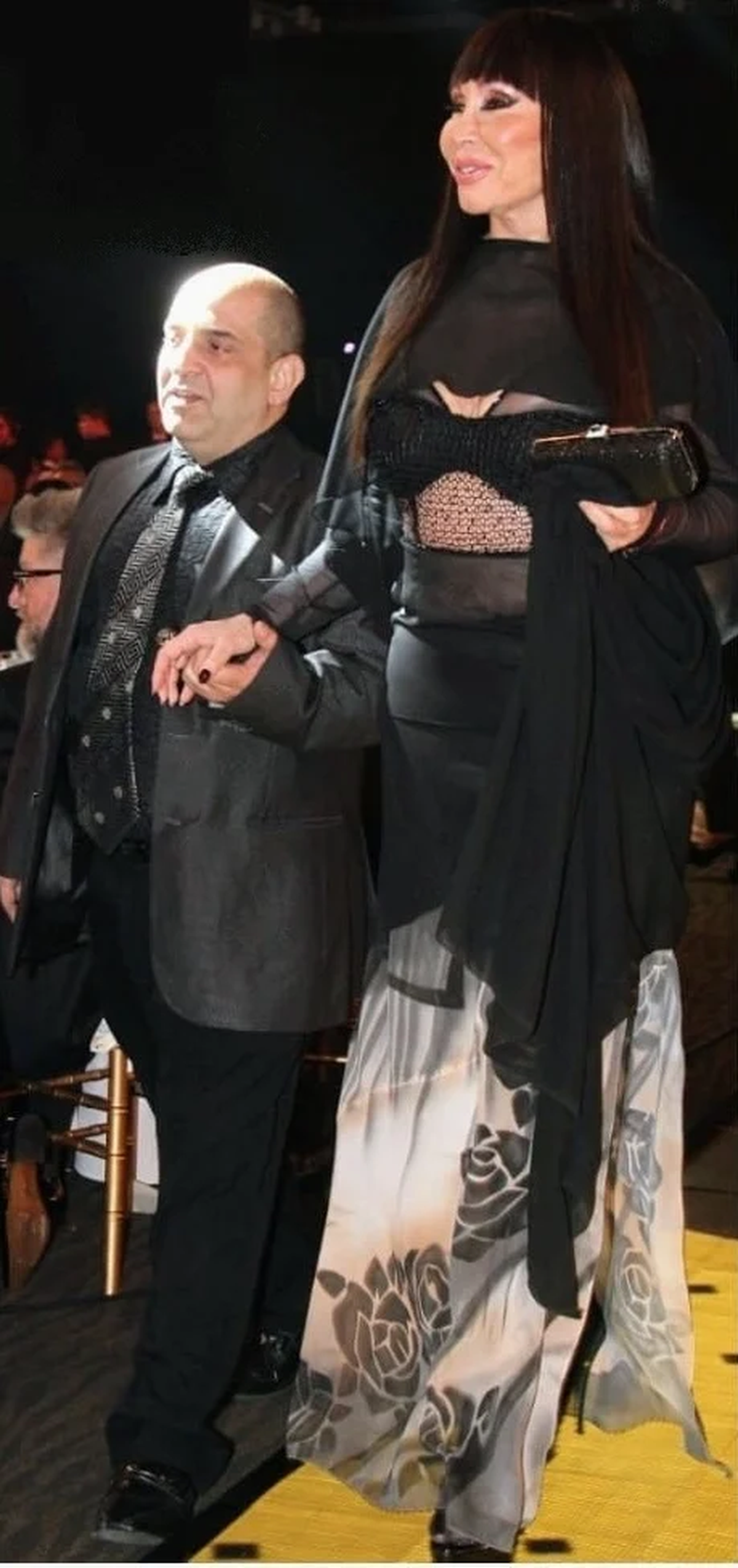 “Coco” Shedden junto a Moria Casán.
