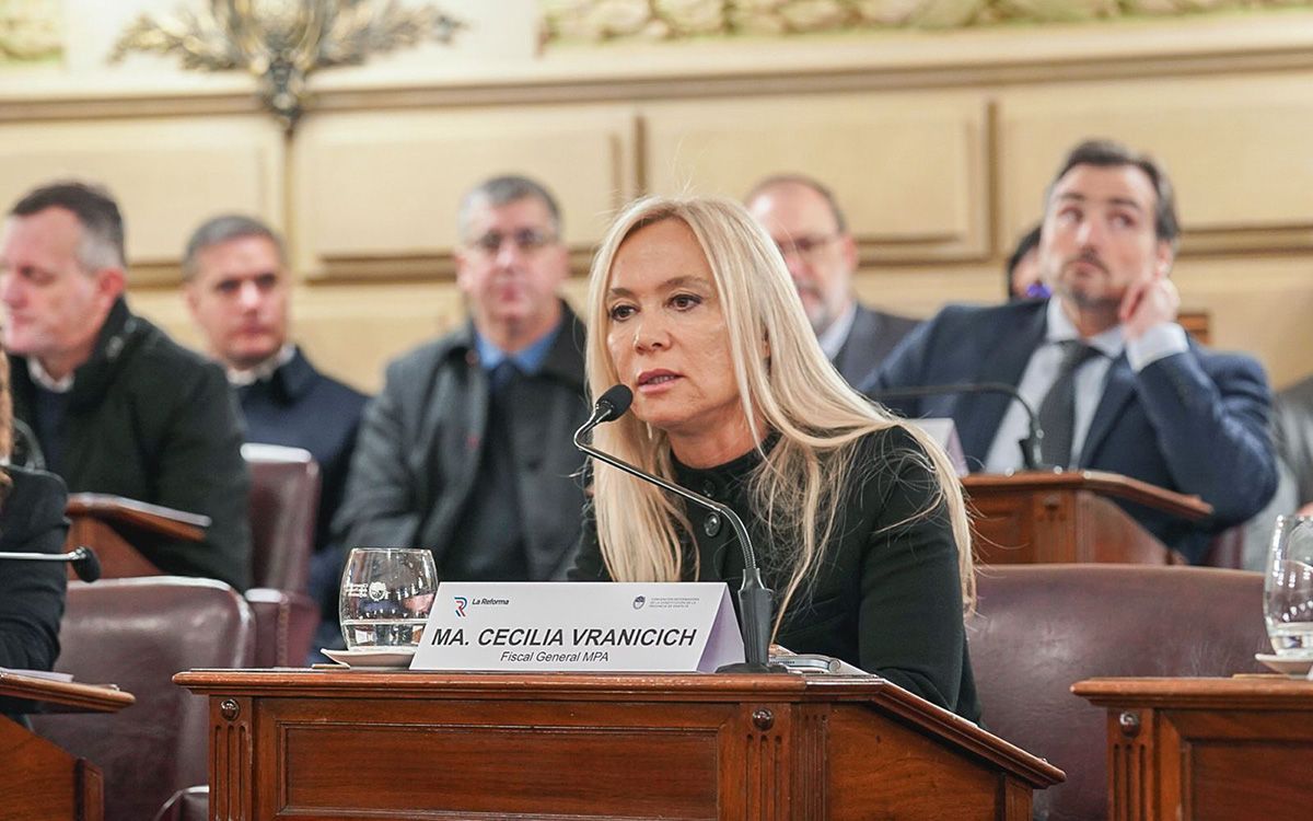 La jefa de los fiscales expuso ante la Convención Reformadora.