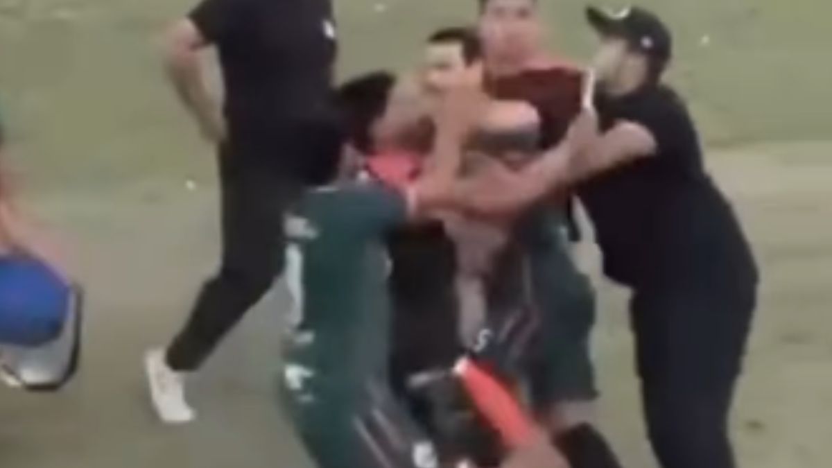 Fue a jugar un partido de fútbol