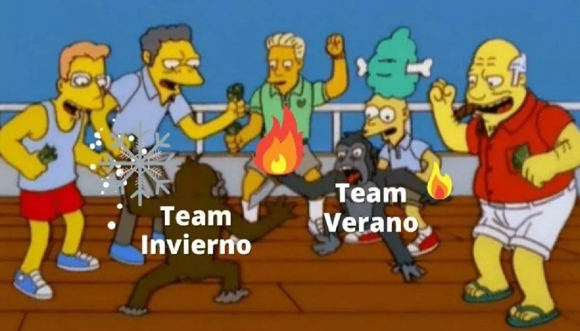Subió la temperatura y en las redes estalló la guerra entre el Team verano y el Team invierno