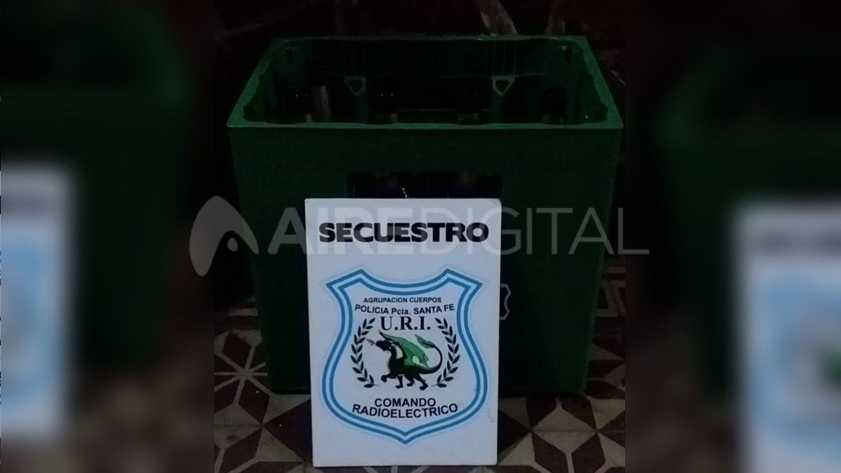 El caj&oacute;n de cerveza secuestrado
