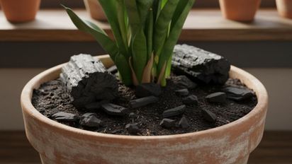 Para qué sirve el carbón vegetal en las macetas y por qué mejora la salud de las plantas
