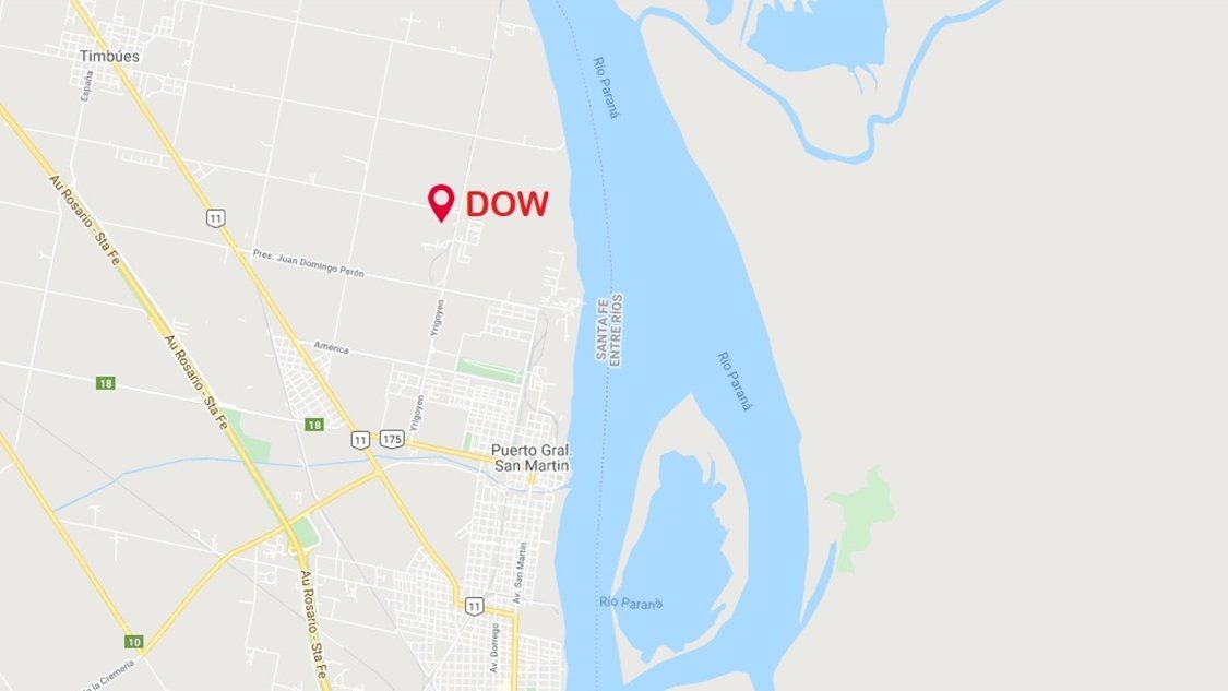 La firma norteamericana DOW, llevaba más de 50 años en nuestra provincia. En el último tiempo cerró su planta de California (Estados Unidos), Australia, China y la cuarta es la santafesina.