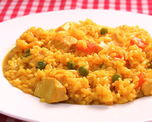 Arroz con pollo: la receta clásica e imperdible de Claudia Villafañe Arroz con pollo: la receta clásica e imperdible de Claudia Villafañe