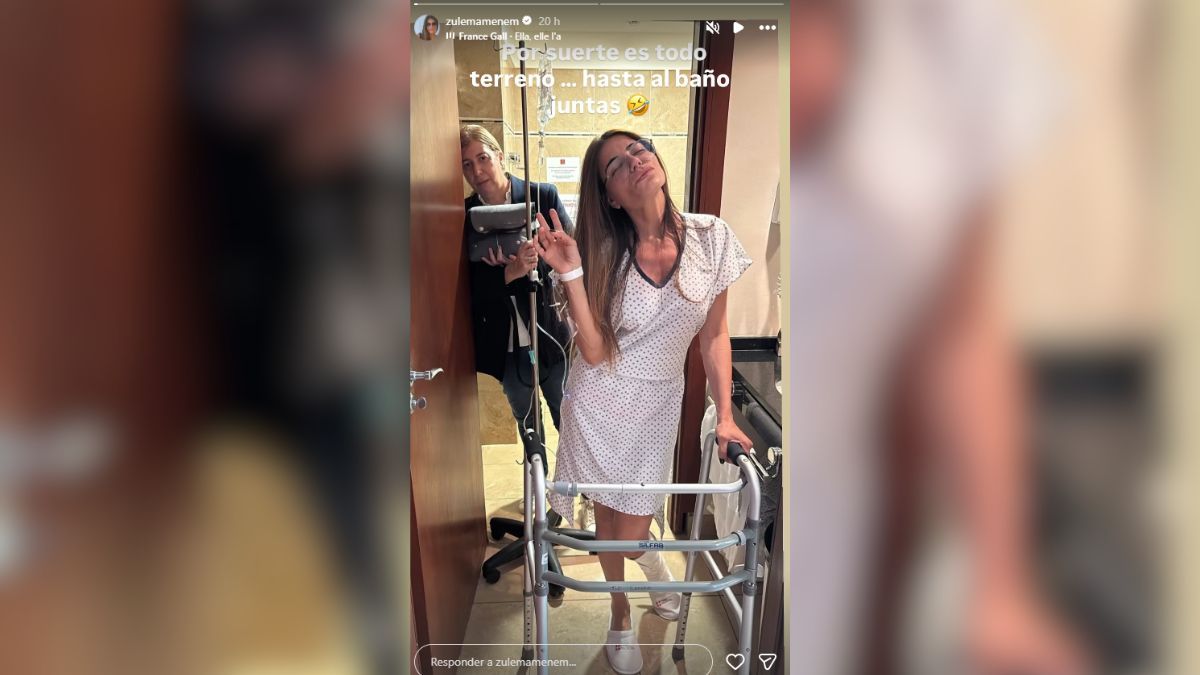 Zulemita Menem compartió fotos desde un sanatorio con su pierna vendada y generó dudas sobre su salud. Zulemita Menem compartió fotos desde un sanatorio con su pierna vendada y generó dudas sobre su salud.