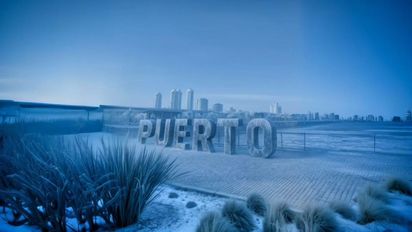 Así es la pista de hielo que se abrió en la ciudad de Santa Fe: cuánto cuestan las entradas