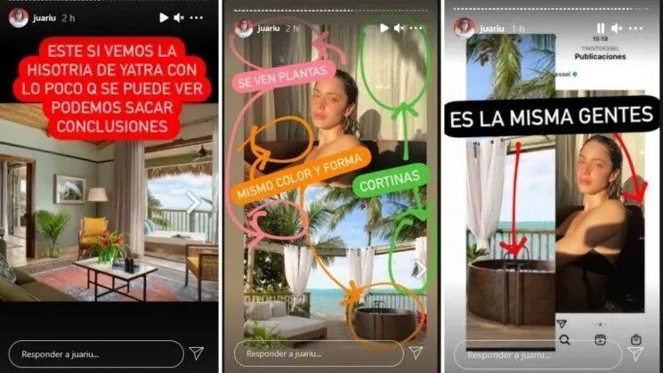 Las pruebas de la reconciliación de Tini y Yatra. 