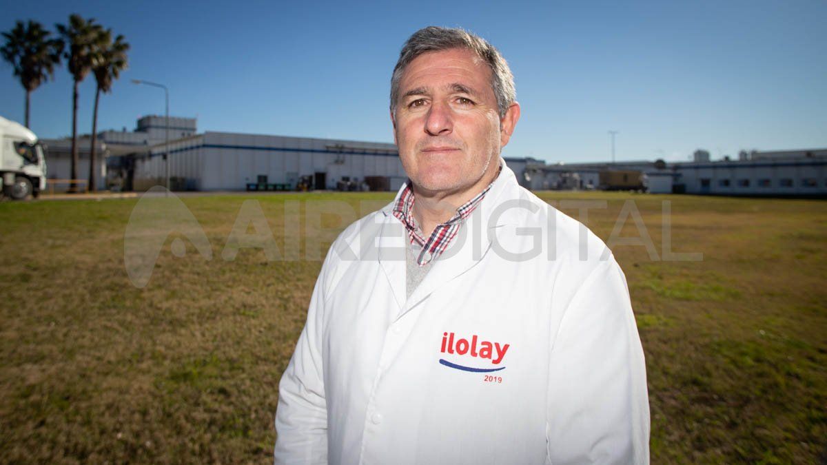 Gustavo David, gerente del área industrial de Ilolay, destacó a Brasil y Paraguay como los dos principales mercados de exportación.