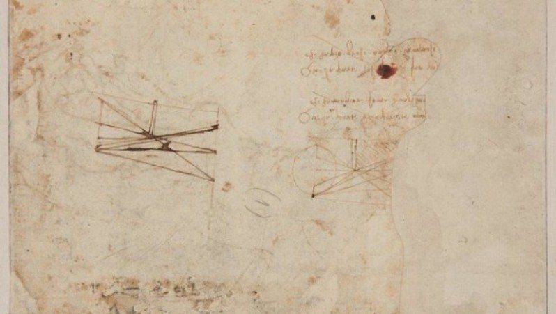 Encontraron un dibujo de Leonardo Da Vinci
