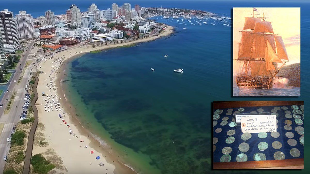 En la costa de Punta del Este