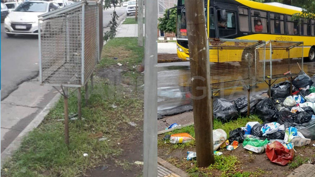 La Municipalidad de Santa Fe intimó a la empresa para que recolecte la basura amontonada de la vereda y notificó al consorcio que solo se pueden sacar los residuos en los horarios estipulados.