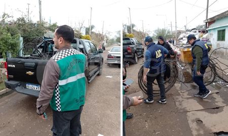 allanamientos en barranquitas sur: secuestraron cables de preensamblado en una chatarreria allanamientos en barranquitas sur: secuestraron cables de preensamblado en una chatarreria