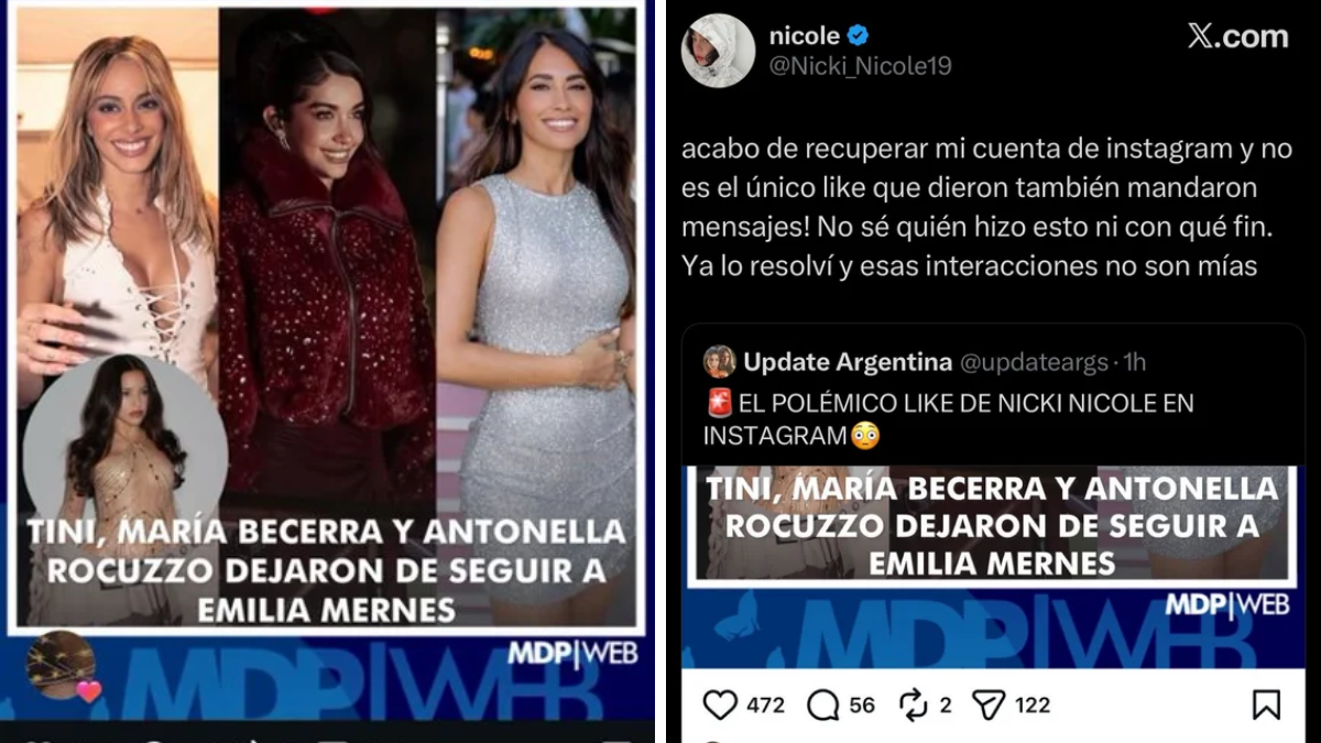 La verdad detrás del like de Nicki Nicole.