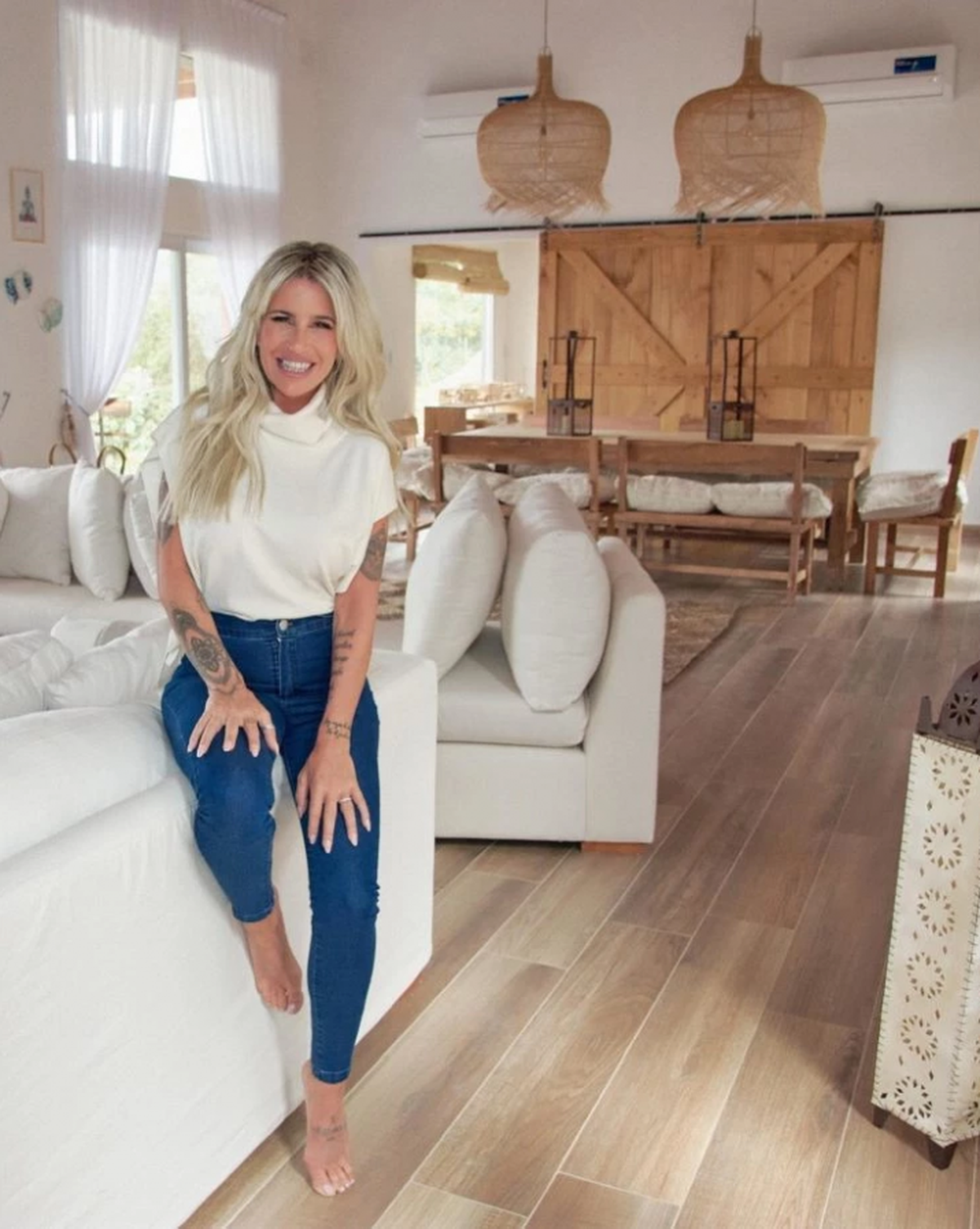 Flor Peña mostró su lujosa mansión en Salta