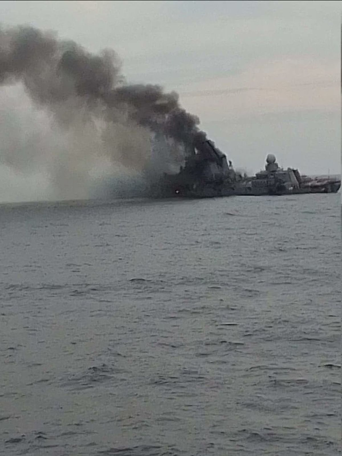 Moskva buque ruso hundido