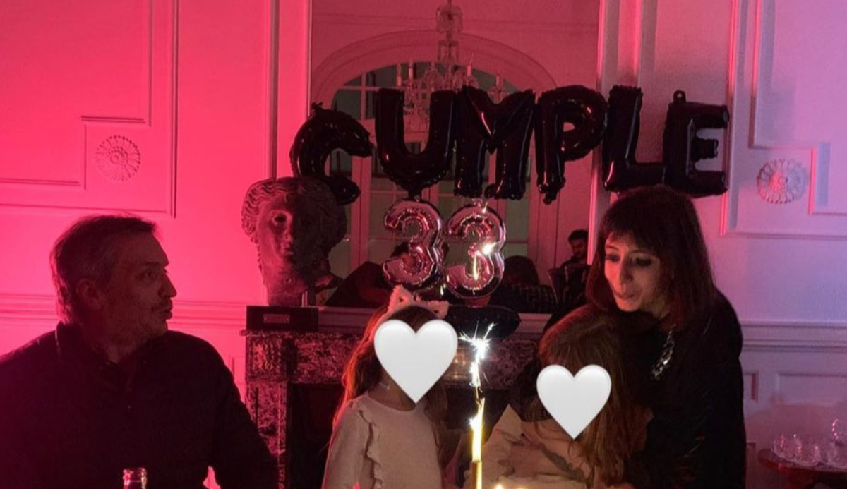 Así fue el lujoso cumpleaños de Florencia Kirchner en su casa de Monserrat: estuvo su hermano Máximo&nbsp;