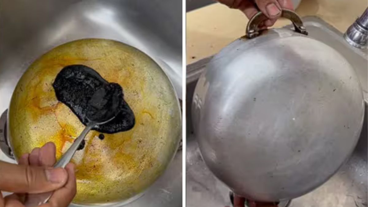 Un usuario mostró cómo eliminar la grasa de las ollas y se hizo viral.