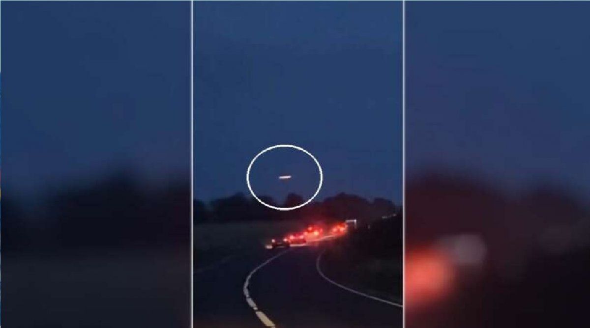 Varios testigos graban un gigantesco OVNI sobre Stonehenge