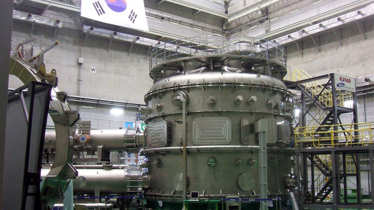 Una cisterna de helio del KSTAR