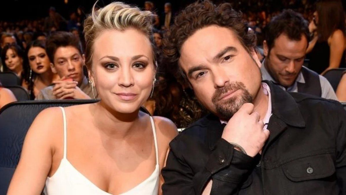 Johnny Galecki y Kaley Cuoco.