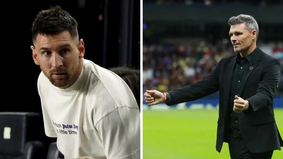 Fernando Ortíz calentó la previa del partido contra Lionel Messi e Inter Miami.