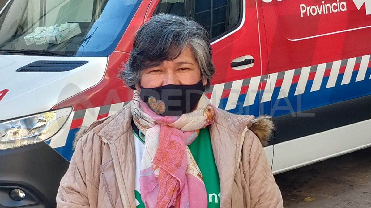 Elena Grimado, integrante del Consejo Directivo Provincial de ATE.