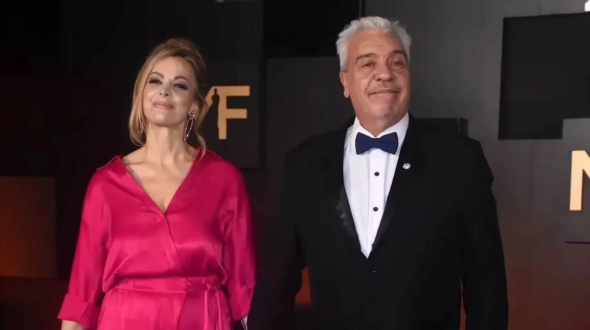 Cecilia Carrizo había acompañado a Coco Sily a la entrega de los Premios Martín Fierro.