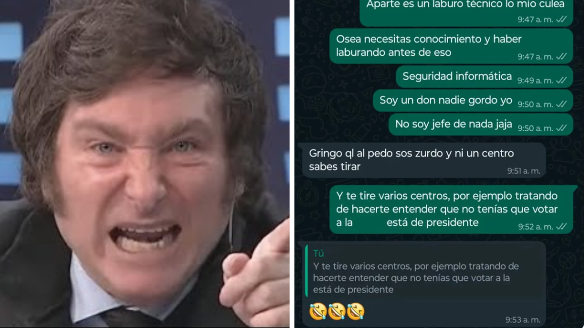 Votó a Milei y su amigo se burló de él luego de ser echado de su trabajo