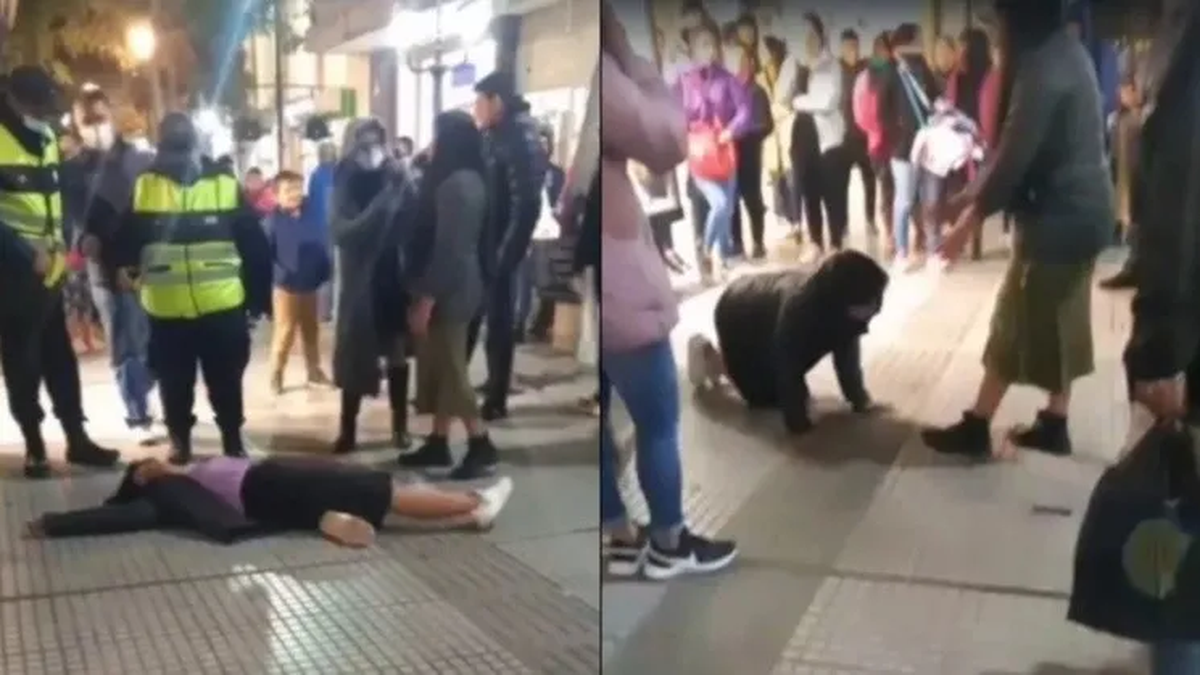 Fue en las redes sociales donde se difundió un video en el que se ve a una mujer tirada en el piso mientras le practican un exorcismo.