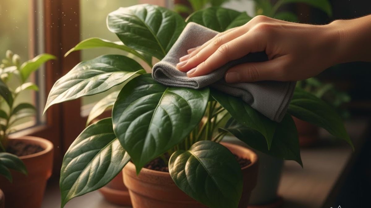 Cómo limpiar las hojas de tu jazmín.