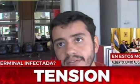 tension al aire: un hombre estornudo cerca de un cronista y le dijo que tenia coronavirus tension al aire: un hombre estornudo cerca de un cronista y le dijo que tenia coronavirus