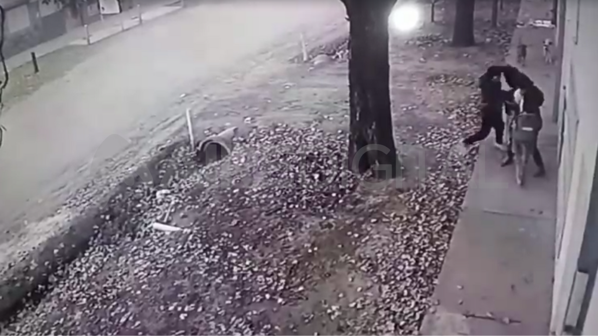 Santo Tomé: asaltaron a una joven y la secuencia quedó registrada en un video