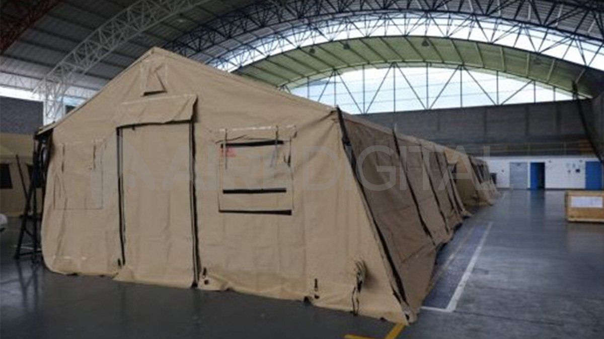 Hospitales modulares cedidos por el Comando Sur de los Estados Unidos