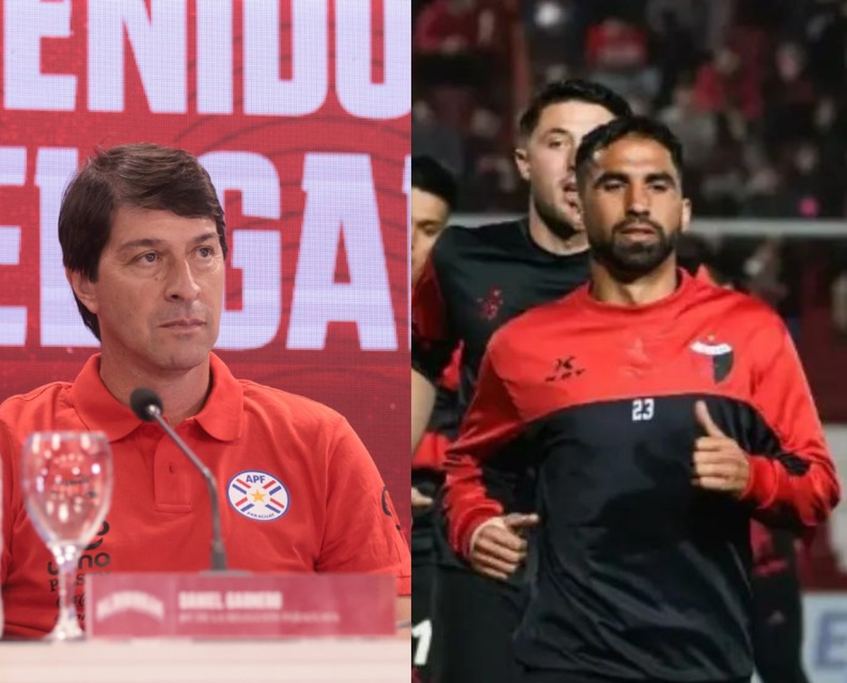 Daniel Garnero habló en conferencia de prensa y Alberto Espínola estuvo atento.