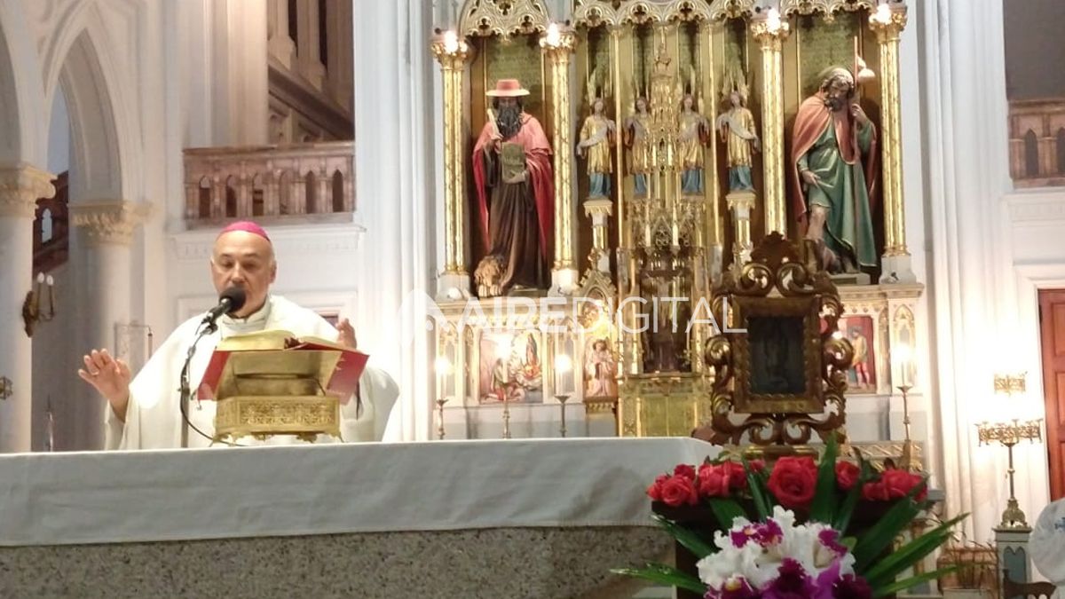 La estampa fue bendecida por el Arzobispo de Santa Fe