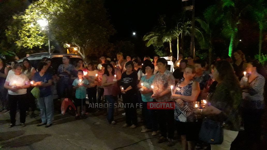 Santa Rosa de Calchines marchó en silencio por Vanesa Castillo