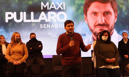 Maximiliano Pullaro encabezó el acto de presentación de lista.&nbsp;