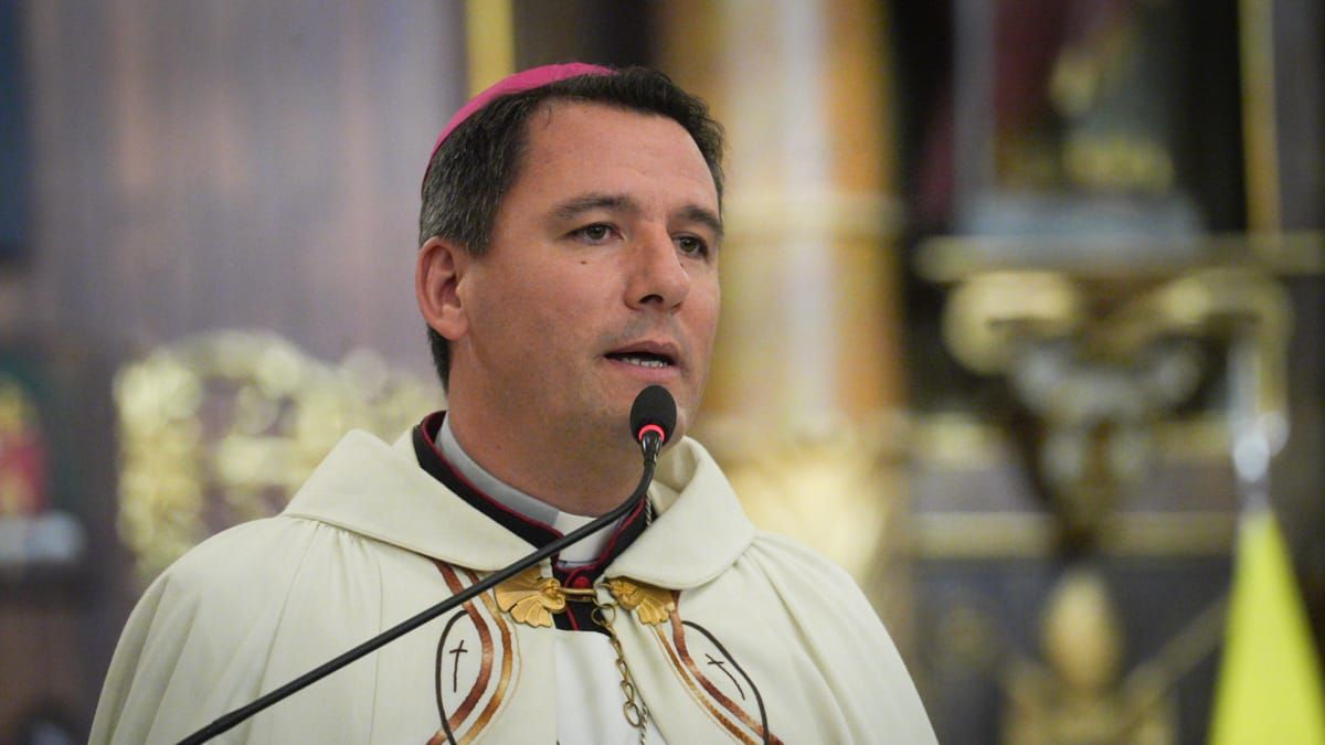 Matías Vecino durante el Tedeum. Matías Vecino durante el Tedeum.