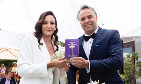 Luciana Aymar y Fernando González se casaron en Santiago de Chile. Luciana Aymar y Fernando González se casaron en Santiago de Chile.
