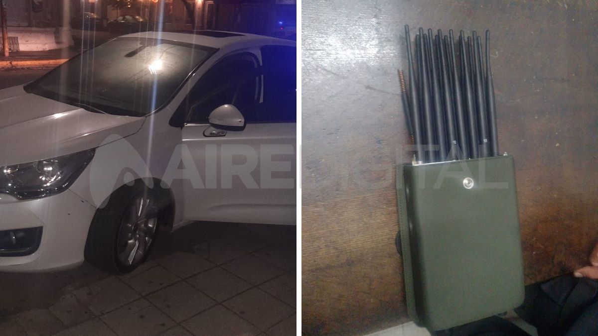 El Citroën que abandonaron junto al inhibidor de señal quedaron en calidad de secuestro. El Citroën que abandonaron junto al inhibidor de señal quedaron en calidad de secuestro.