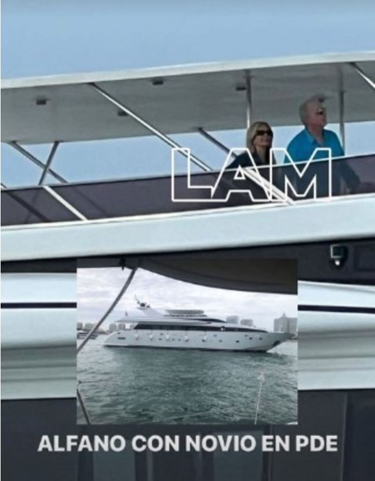 Graciela Alfano junto al empresario Carlos Bustin, en una de las historias de Instagram del reconocido programa "Los ángeles de la mañana" Graciela Alfano junto al empresario Carlos Bustin, en una de las historias de Instagram del reconocido programa "Los ángeles de la mañana"