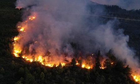 La sequía y los fuertes vientos generaron un escenario ideal para la catástrofe. La sequía y los fuertes vientos generaron un escenario ideal para la catástrofe.
