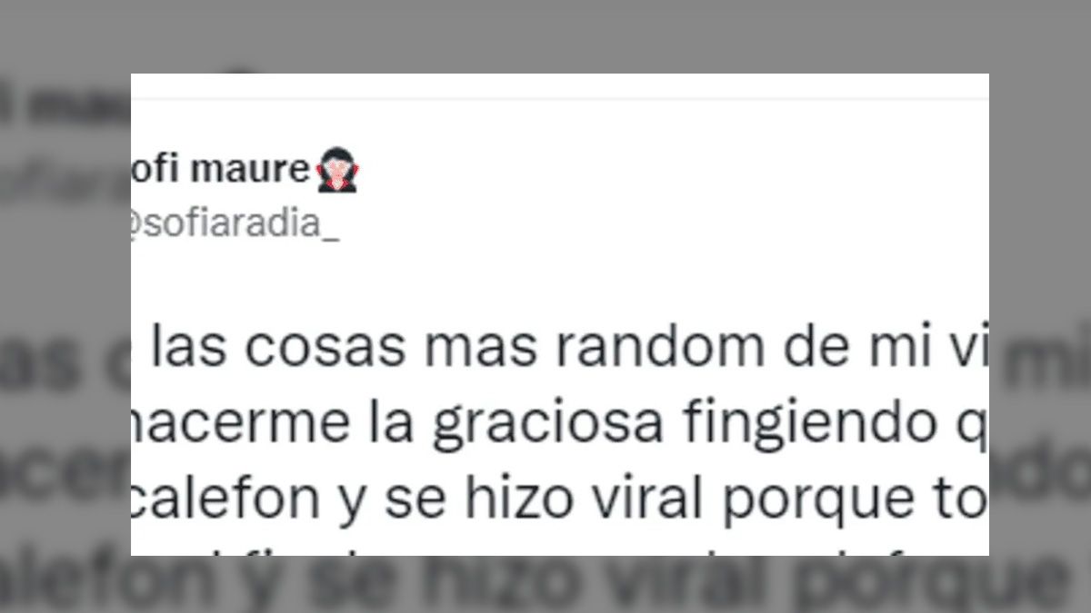 El curioso relato de la joven se volvió furor en las redes.