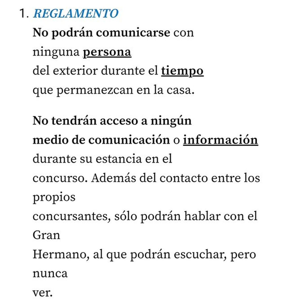 El reglamento de Gran Hermano que Zoe, Rosina y Lucía rompieron. El reglamento de Gran Hermano que Zoe, Rosina y Lucía rompieron.